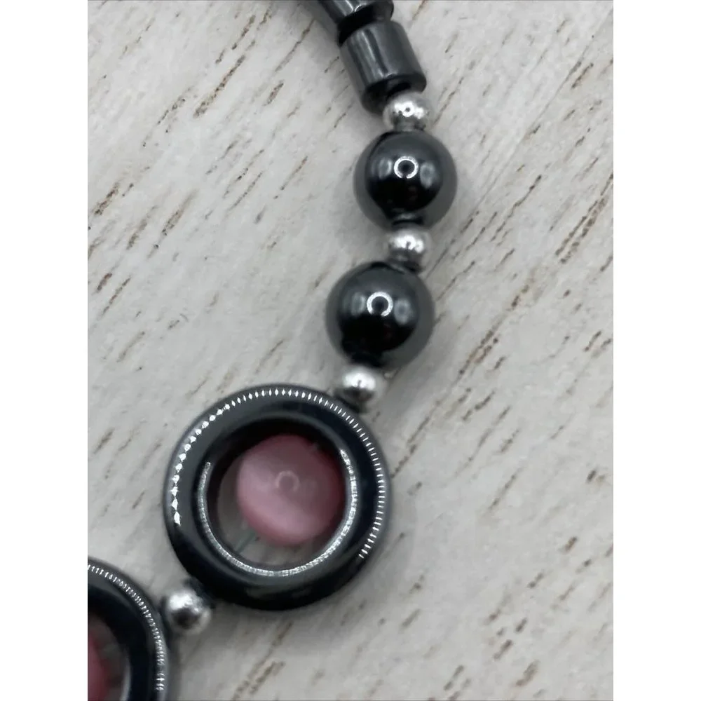 Unbranded hematite beaded